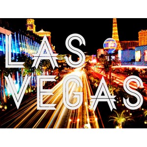 Placa Decorativa - Las Vegas