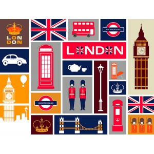 Placa Decorativa - Londres
