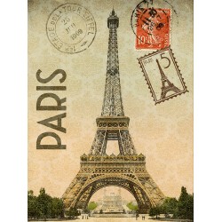 Placa Decorativa - Paris