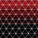 Adesivo de Azulejo - Geométrico Degradê Vermelho e Preto (Kit com 12 unid.)