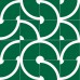 Adesivo de Azulejo - Geométrico Verde Circular (Kit com 12 unid.)