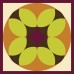 Adesivo de Azulejo - Patchwork Floral Colorido (Kit com 12 unid.) 