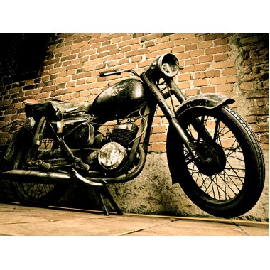 Placa Decorativa - Moto Vintage